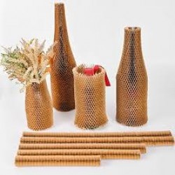 Honeycomb Paper Tube 3D για Μπουκάλια 22cm – Συσκευασία 10 Τεμαχίων