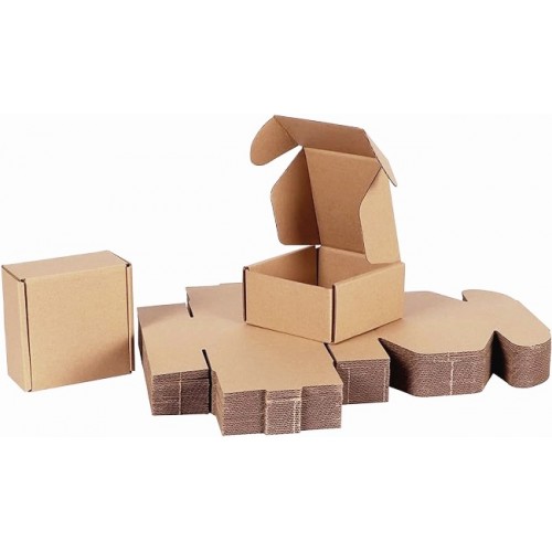 Κουτί αποστολής e-commerce 39Χ29Χ8cm die cut καφέ