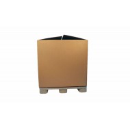 ΧΑΡΤΟΚΙΒΩΤΙΟ 120Χ80Χ80cm 5 Φύλλων Καφέ | Ενισχυμένο Κουτί  ΠΑΛΕΤΟΚΙΒΩΤΙΟ 